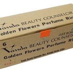 Gay Romance Golden Flowers Perfume Ring (Solid Perfume) (Vanda / Beauty Counselor)