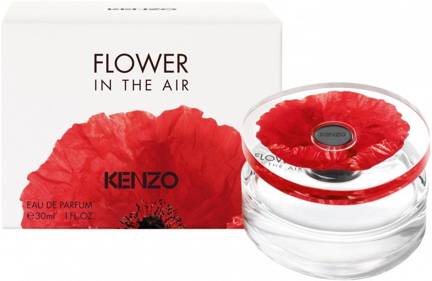 flower by kenzo in the air