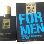 For Men - Parole d'Homme Sport (Laurence Dumont)