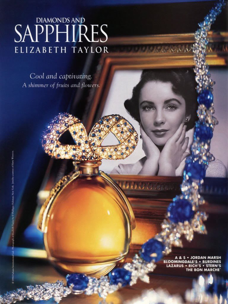 perfume diamonds and sapphires elizabeth taylor