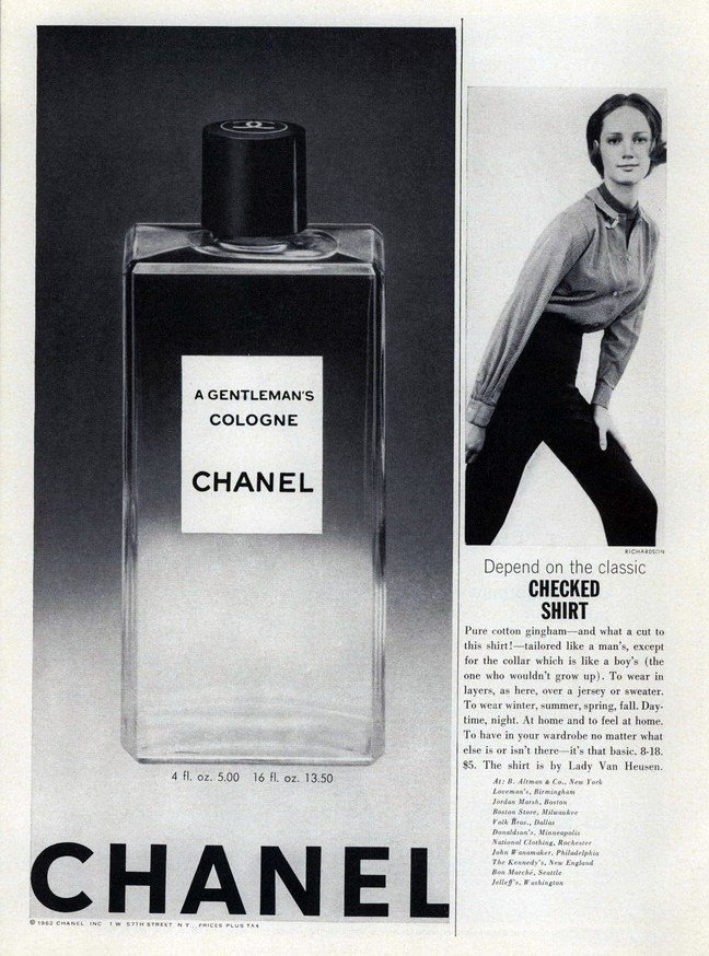 Pour Monsieur / A Gentleman's Cologne / For Men by Chanel (Eau de Toilette)  & Perfume Facts