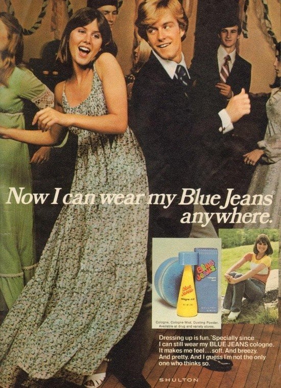 blue jeans cologne 1970